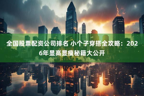 全国股票配资公司排名 小个子穿搭全攻略：2026年显高显瘦秘籍大公开